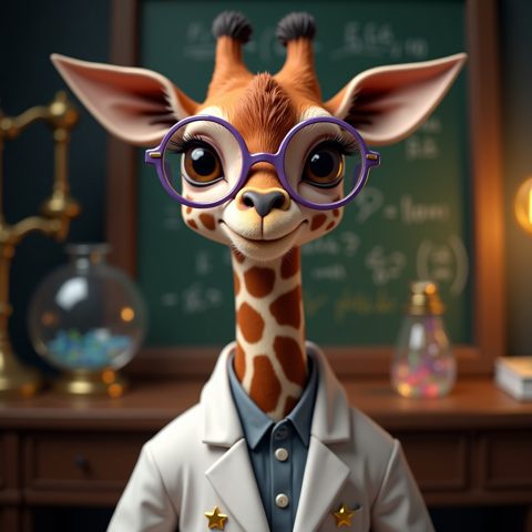 Wright the Giraffe Calf