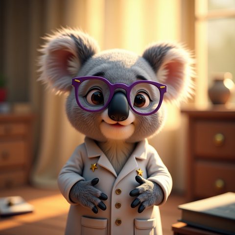 Sunset the Koala