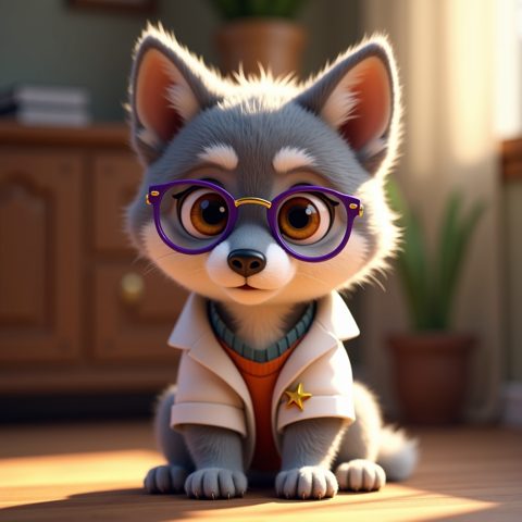 Bloom the Wolf Pup