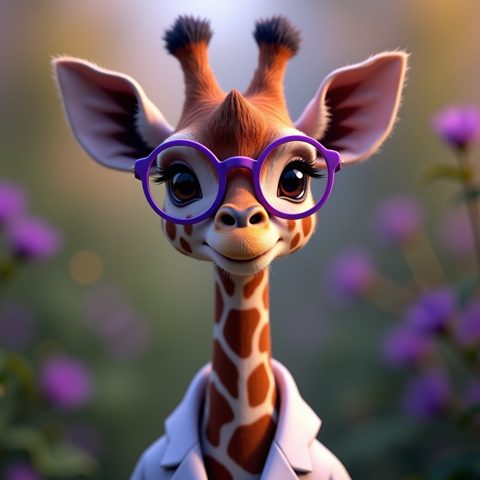 Dash the Giraffe Calf
