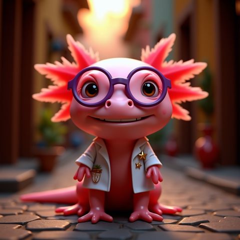 Aroha the Axolotl