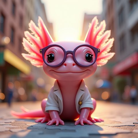 Hallyu the Axolotl