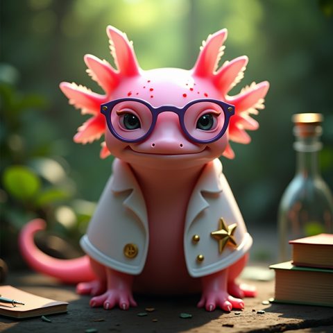 Basin the Axolotl