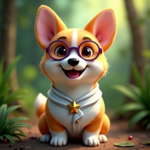 Chlorophyll the Corgi