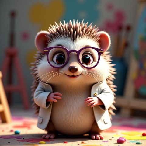 Pointe the Hedgehog