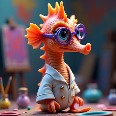 Drape the Seahorse