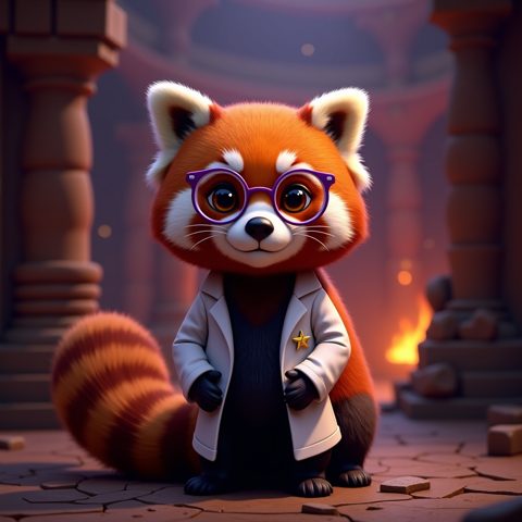 Frigg the Red Panda