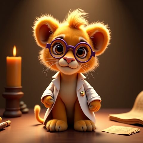 Bushido the Lion Cub